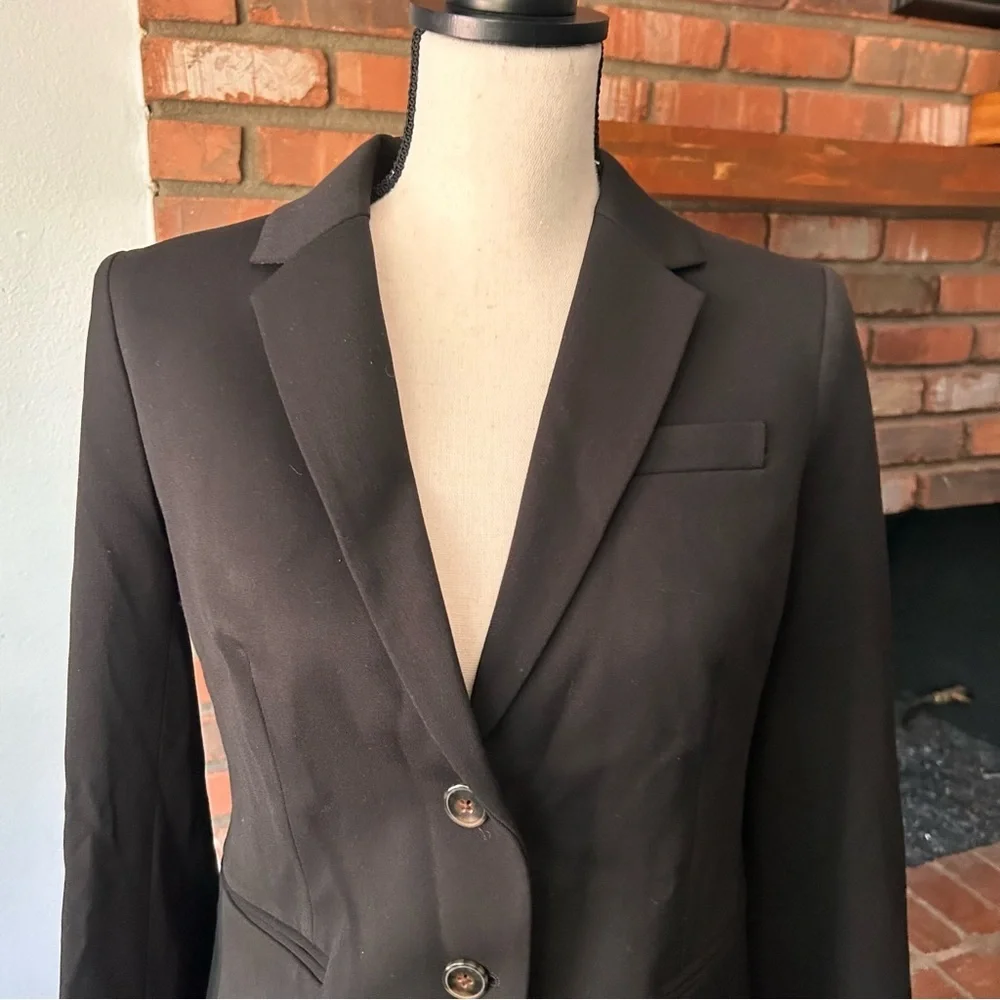 NWT J. Crew Original Schoolboy Blazer in Black Sz S